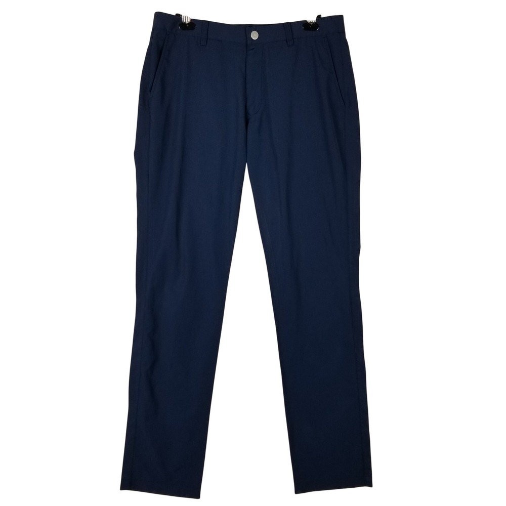 Bonobos Golf Pants Mens 34/34 Navy Blue Athletic Fit Performance Trousers